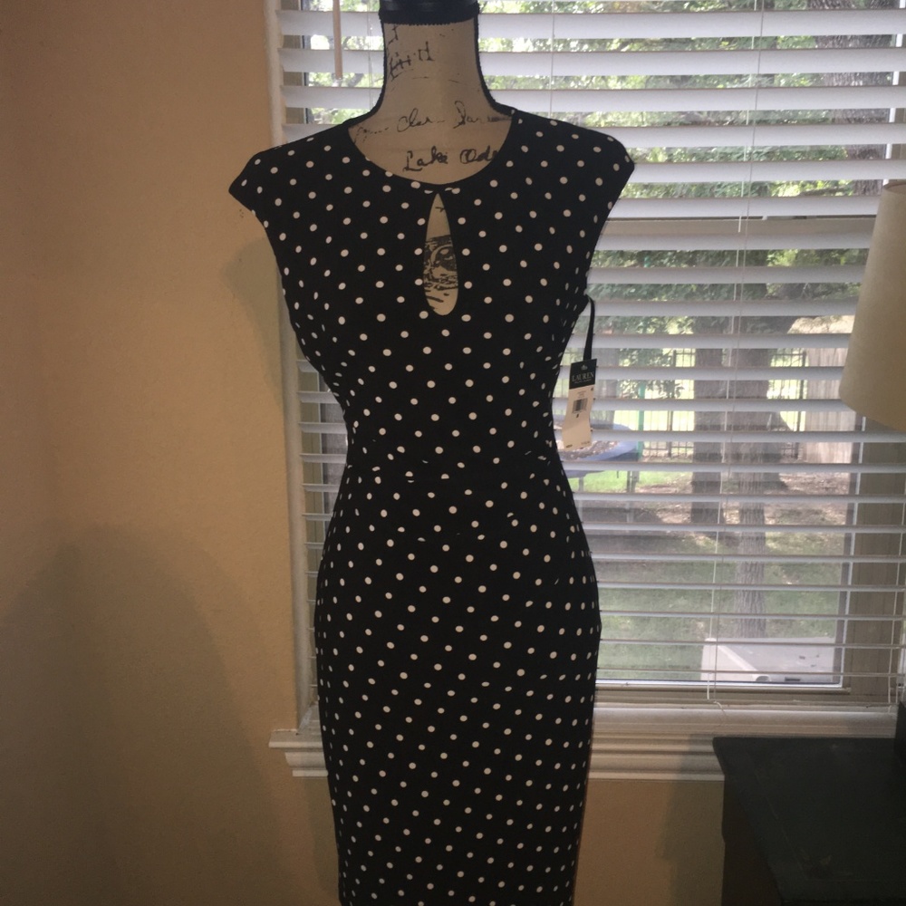 05-Ralph Lauren Rushed Sheath Dress - NWT Sz 8